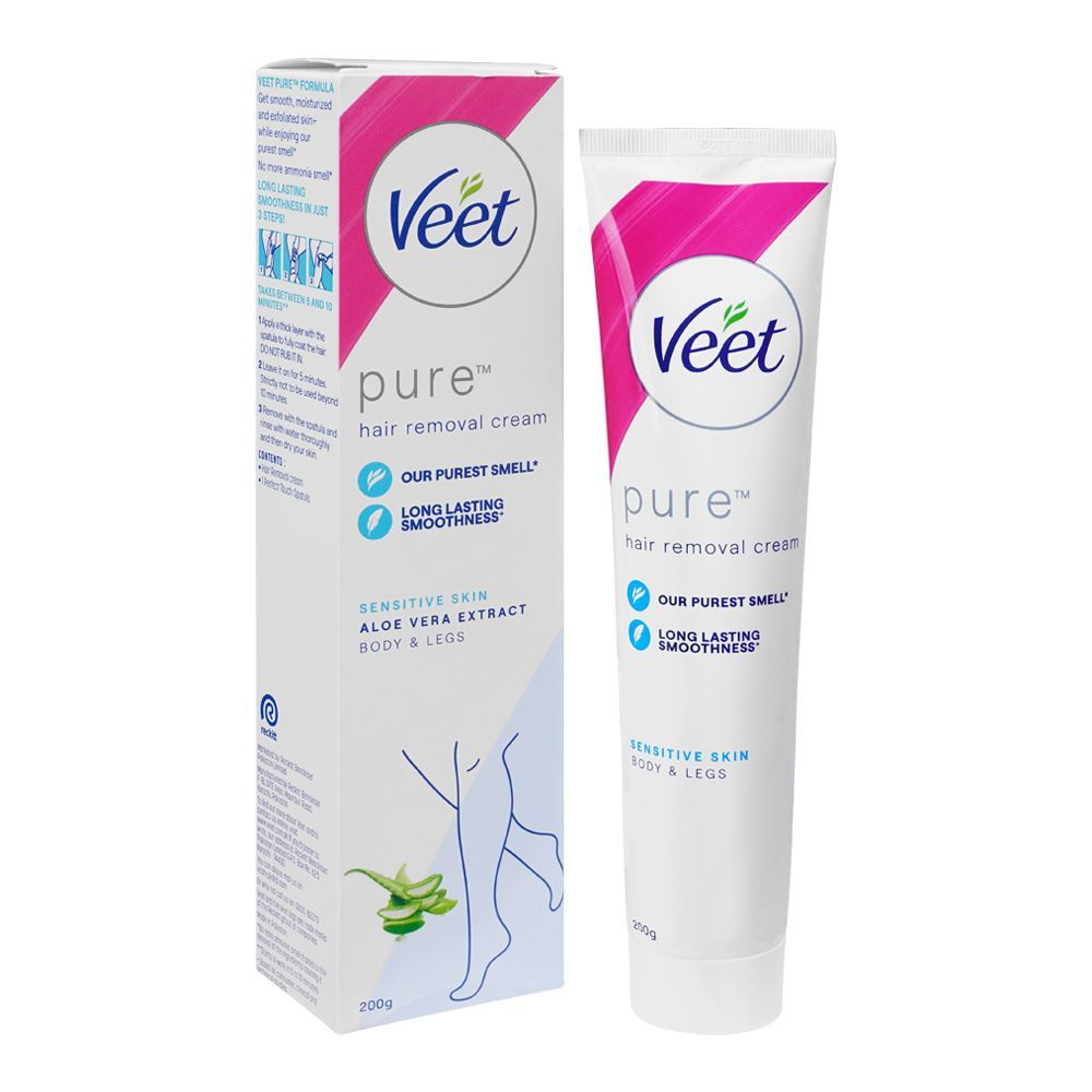 VEET ALOE VERA EXTRACT PURE HAIR REMOVAL CREAM 200GM