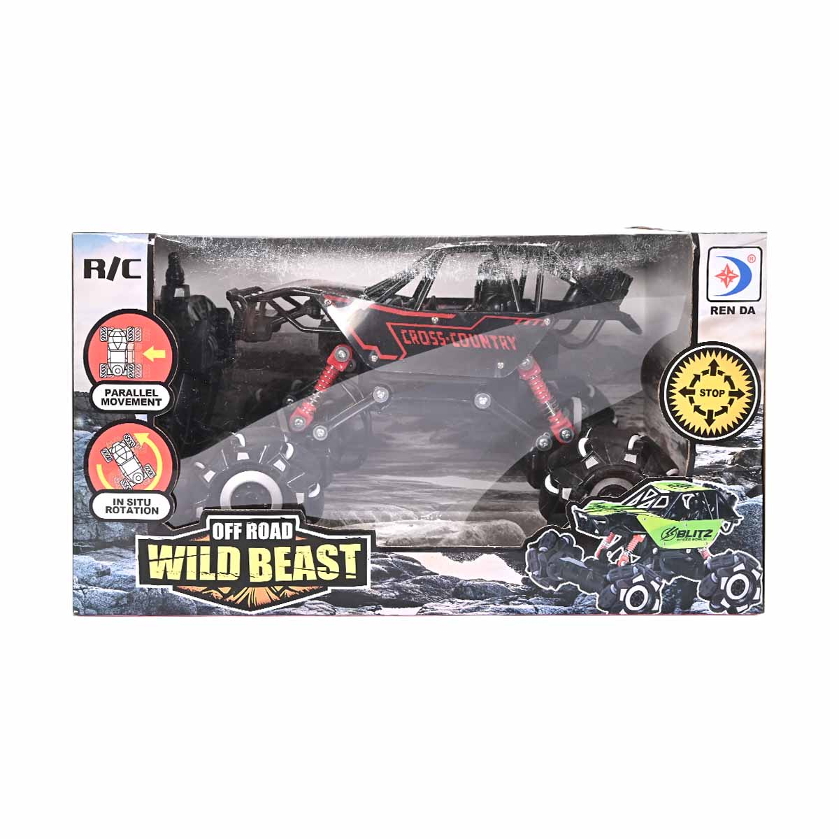 REMOTE CONTROL CROSS COUNTRY OFF ROAD WILD BEAST CAR RD583