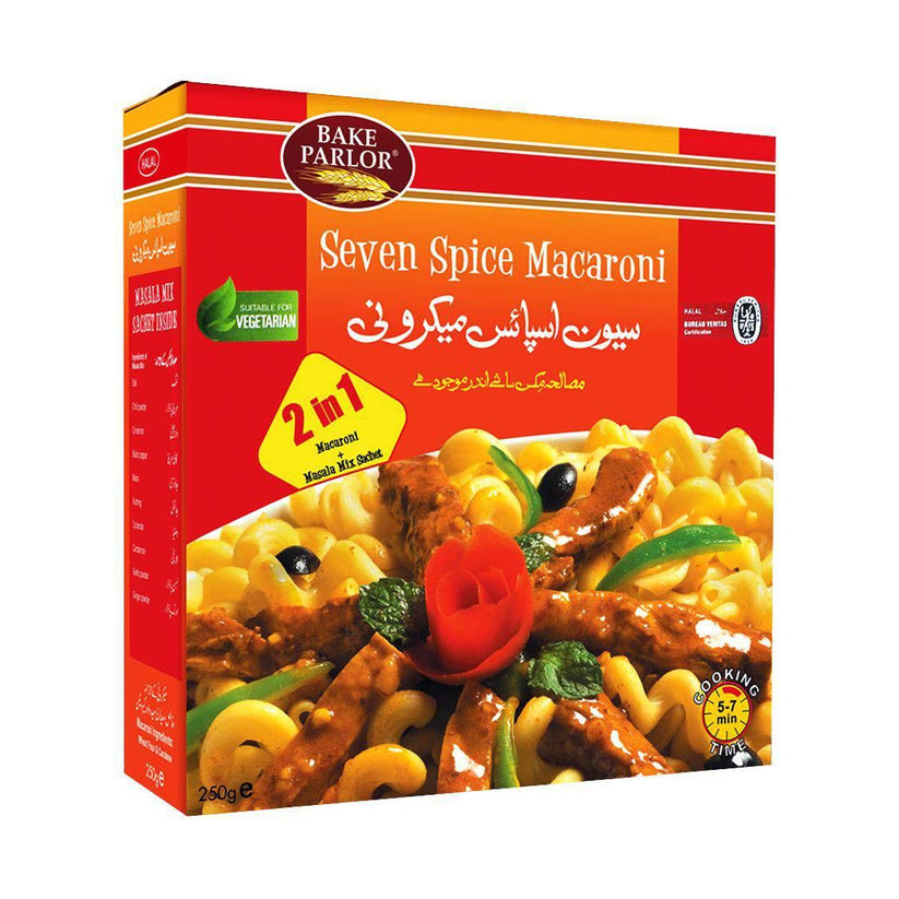 BAKE PARLOR SEVEN SPICE MACARONI 250GM