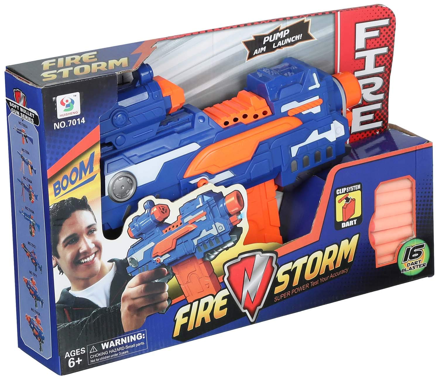 FIRE STORM SUPER POWER GUN FOR BOYS 7014