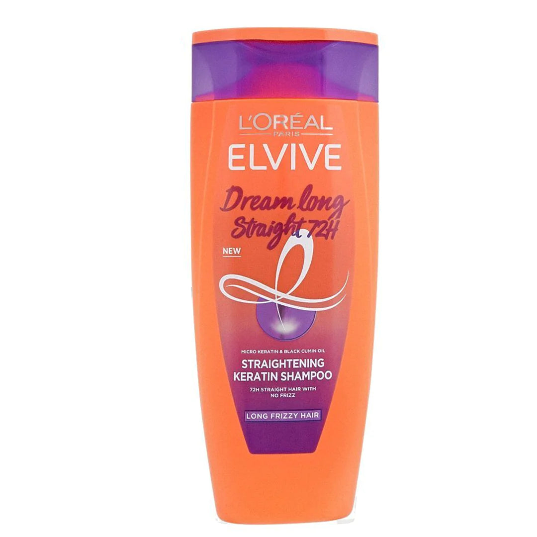 LOREAL ELVIVE DREAM LONG STRAIGHT KERTIN SHAMPOO 72H 360ML