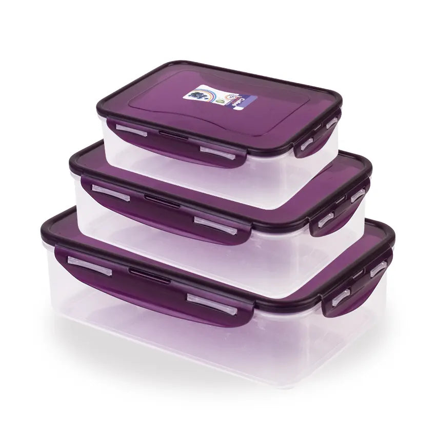 APPOLLO FOOD CONTAINER 3PCS SET BERRY