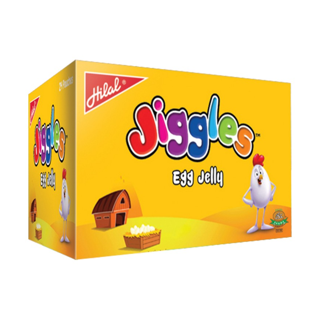 HILAL JIGGLES EGG JELLY 20GM 24PCS BOX