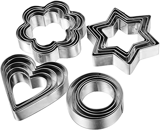 STAINLESS STEAL COOKIE CUTTER SET