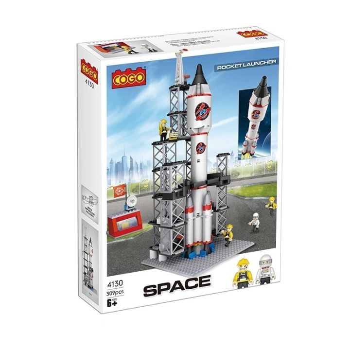 COGO BLOCKS SPACE ROCKET LAUNCHER 309PCS 4130