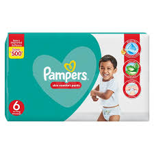 PAMPERS PANTS EXTRA LARGE NO6 14-19KG 38PCS