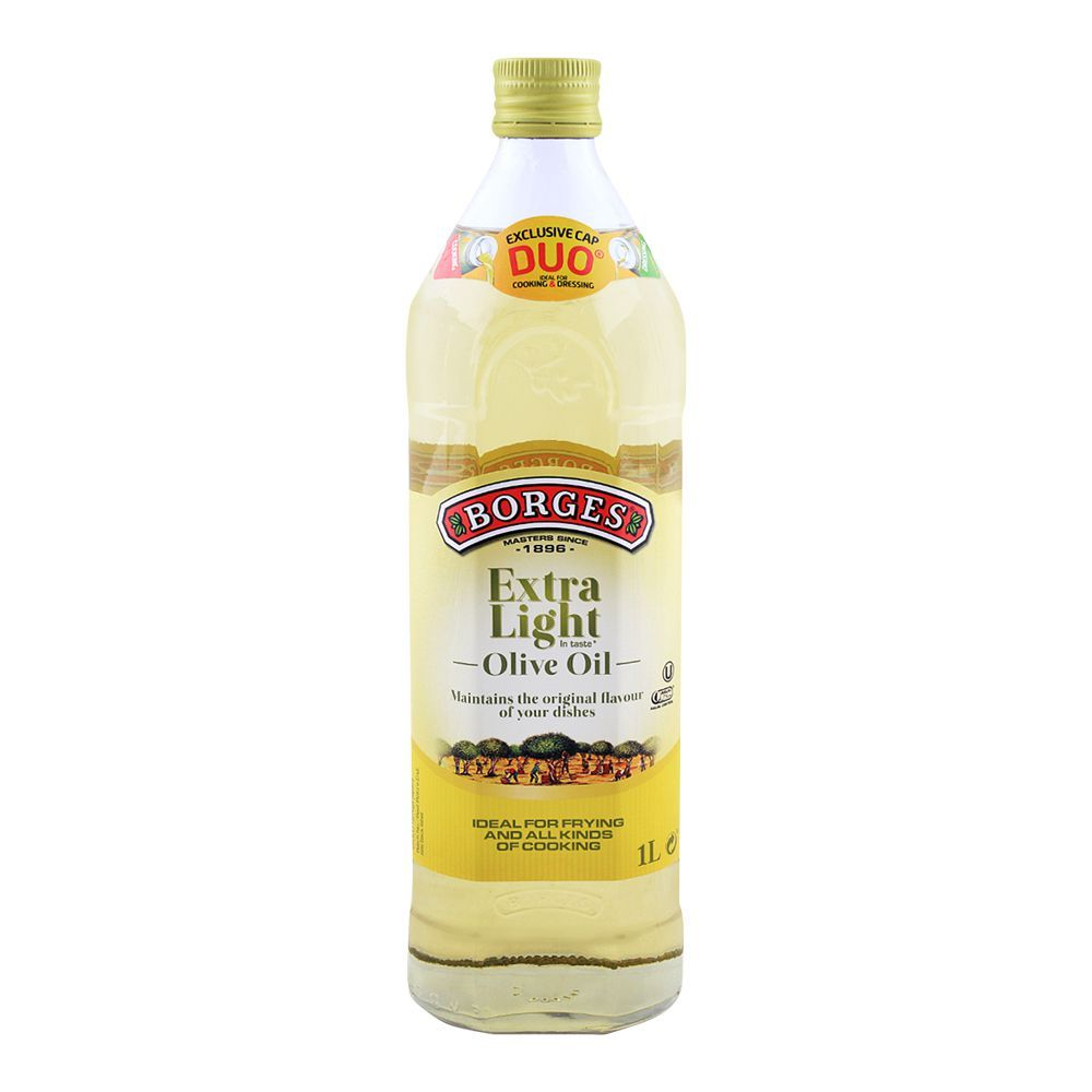 BORGES EXTRA LIGHT OLIVE OIL BOTTLE 500ML