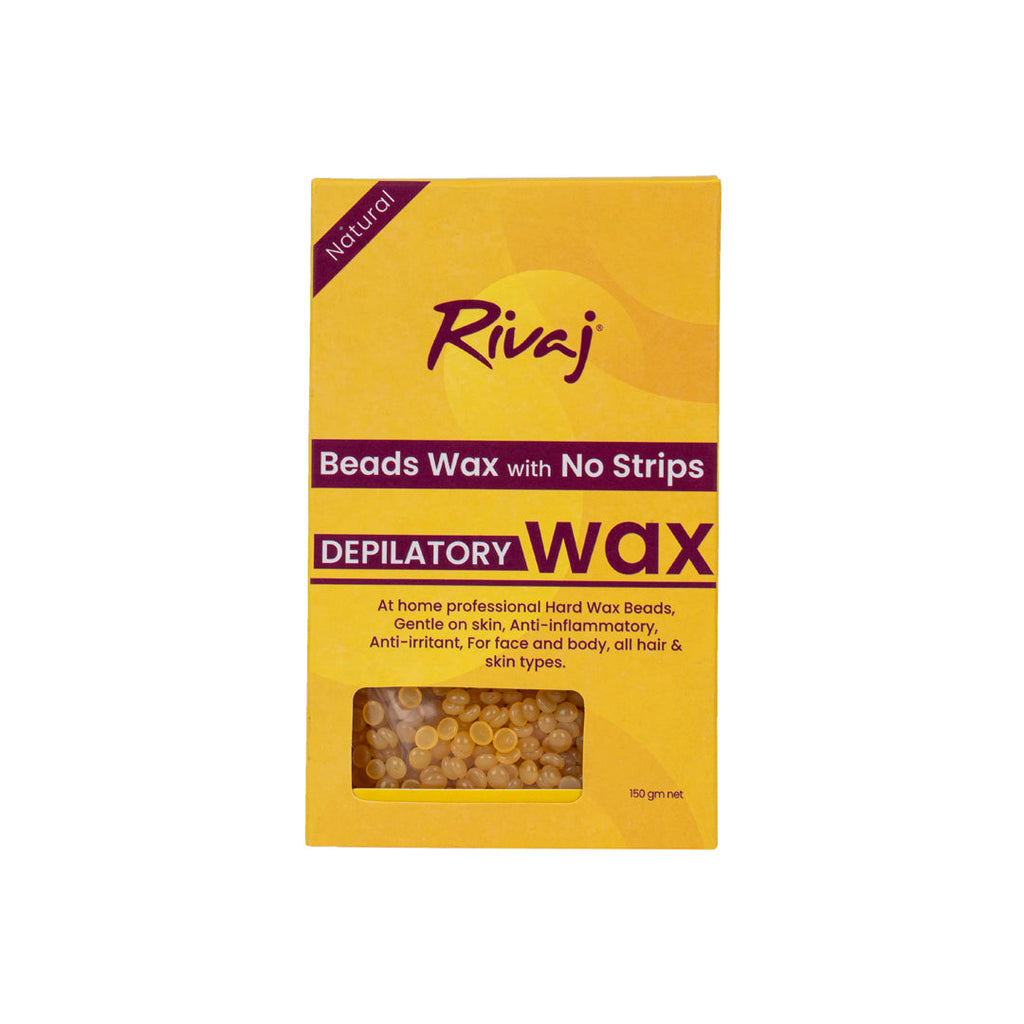 RIVAJ BEARD WAX WITH NO STRIPS DEPILATORY WAX 150GM