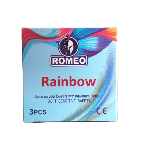 ROMEO RAINBOW CONDOM 3PCS