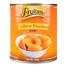 FRUITAMINS YELLOW PEACHES IN SYRUP 800GM