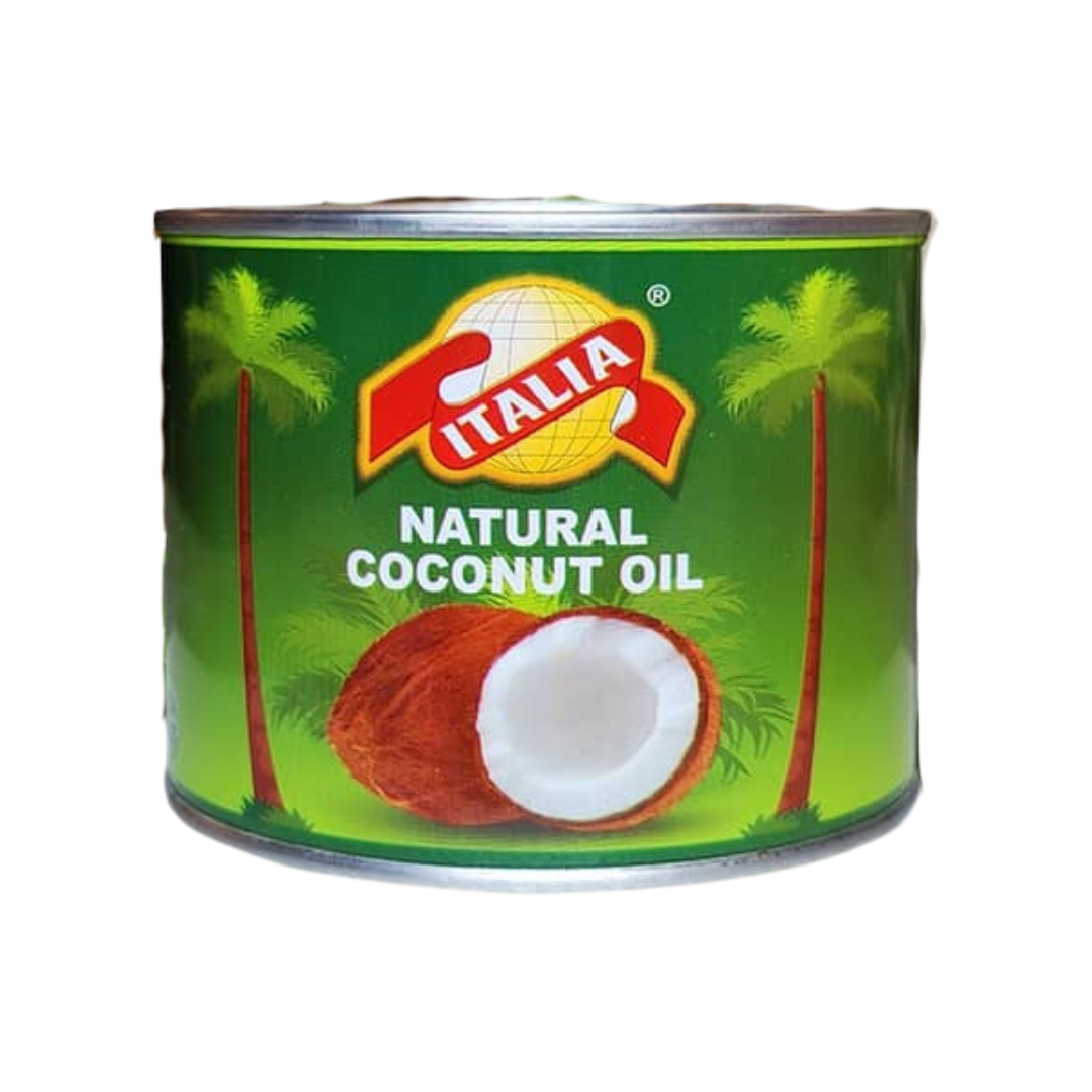 ITALIA NATURAL COCONUT OIL TIN 400GM