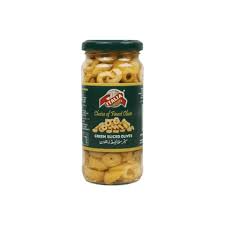 ITALIA GREEN SLICED OLIVES 235GM