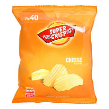 SUPER CRISP CHIPS CHEESE FLAVOUR 31GM