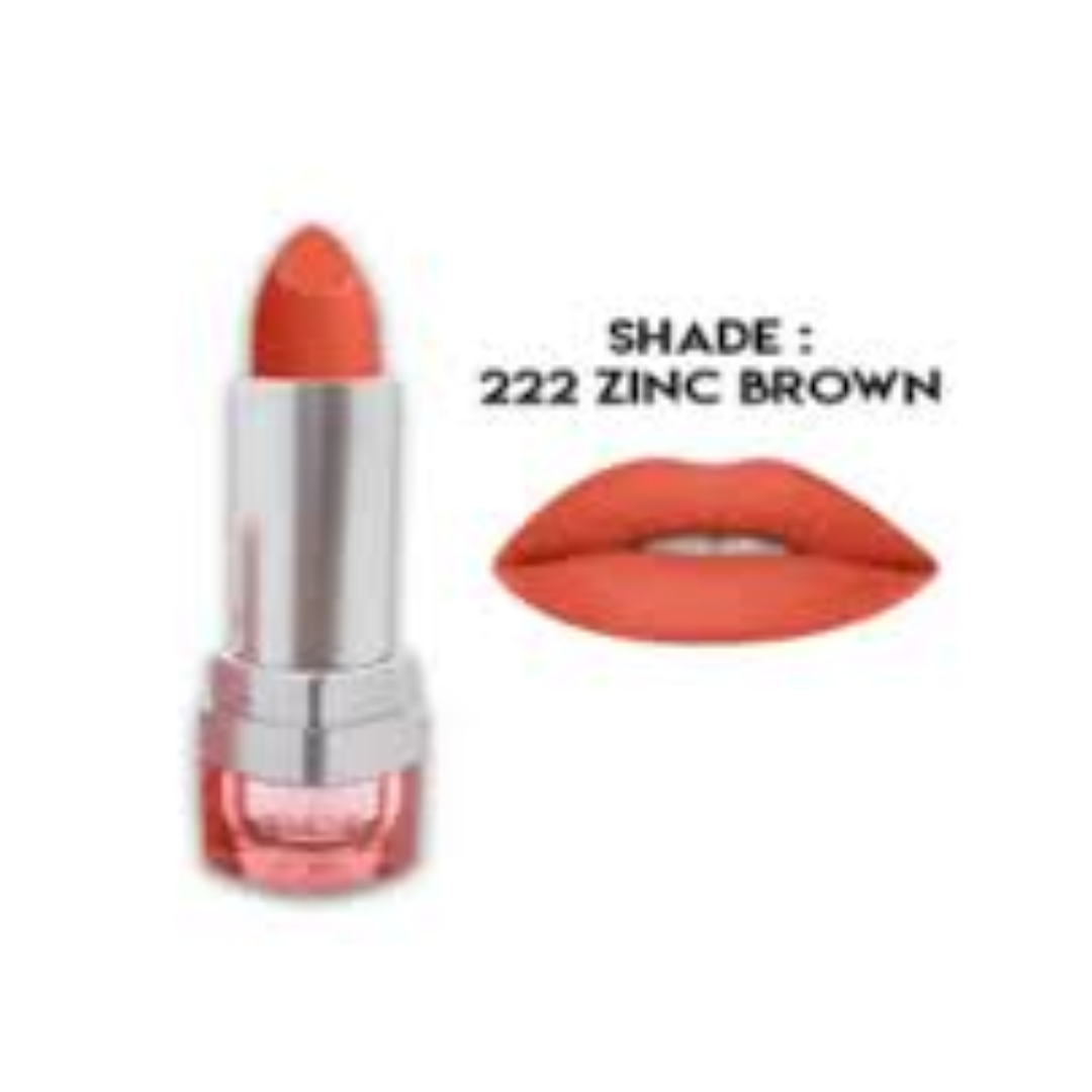 GLAMOROUS FACE LIPSTICK SHADE 222 ZINC BROWN