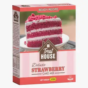 TREAT HOUSE DELUXE SRAWBERRY CAKE PREMIX 250GM