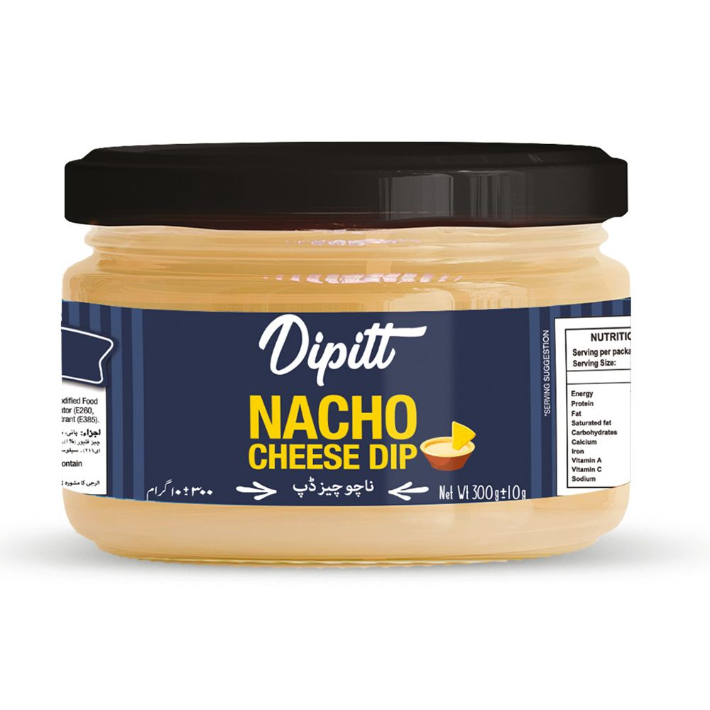 DIPITT NACHO CHEESE DIP 300GM