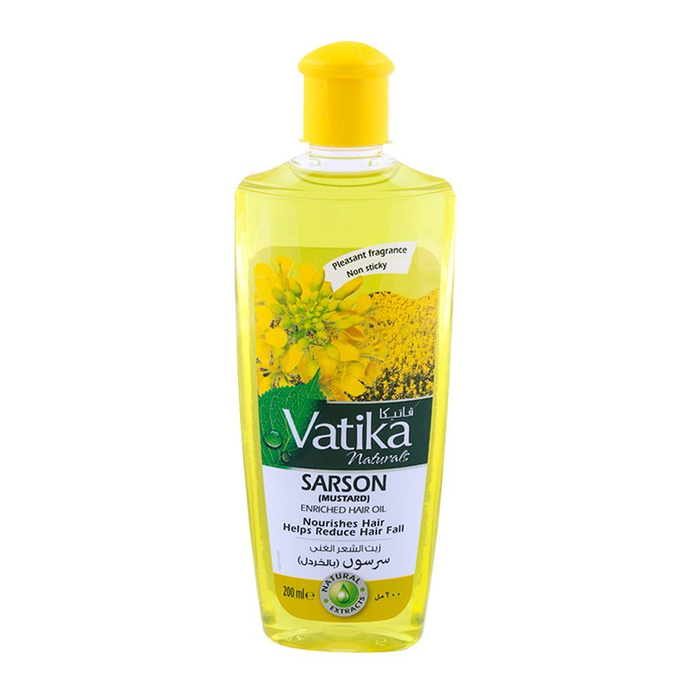 VATIKA SARSON (MUSTARD) HAIR OIL 200ML