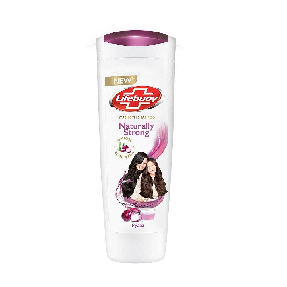 LIFEBUOY NATURALLY STRONG ONION+ALOE VERA SHAMPOO 370ML