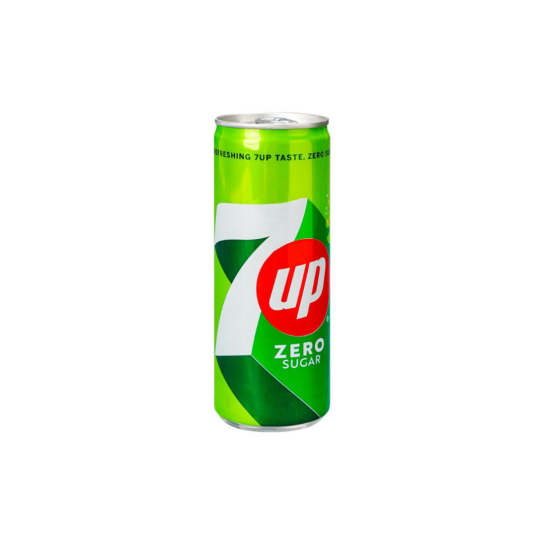 7UP ZERO SUGAR 250ML