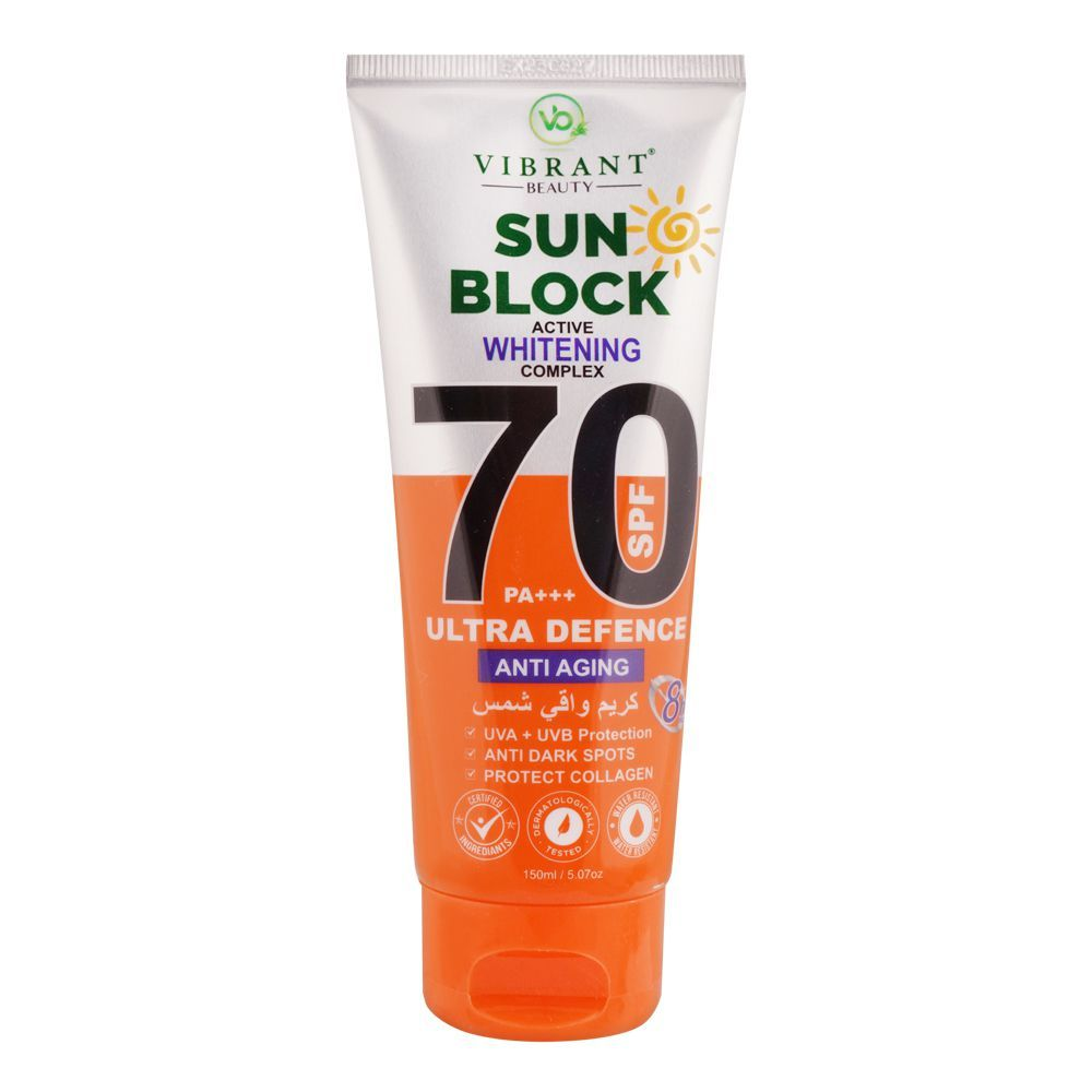 VIBRANT BEAUTY SUNBLOCK SPF-70 ULTRA DEFFENCE 150ML