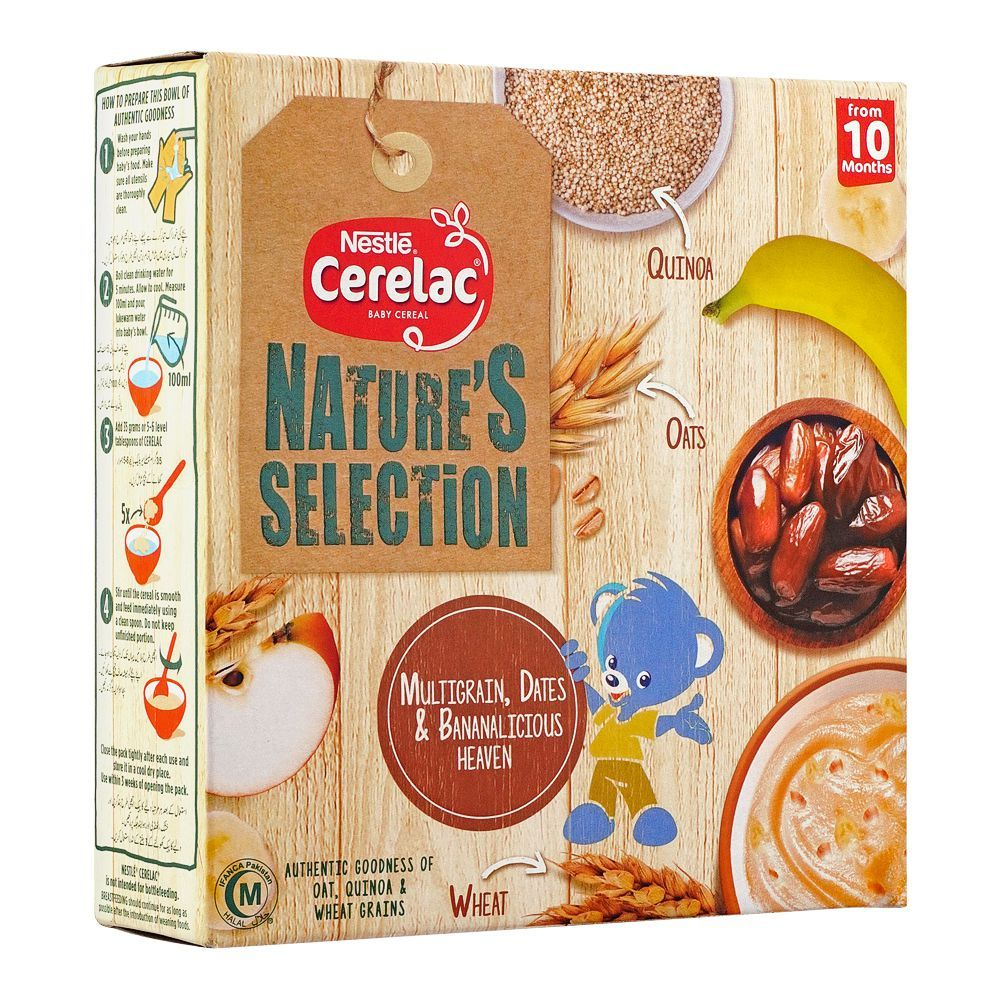 NESTLE CERELAC MULTIGRAIN DATES & BANANA 175GM