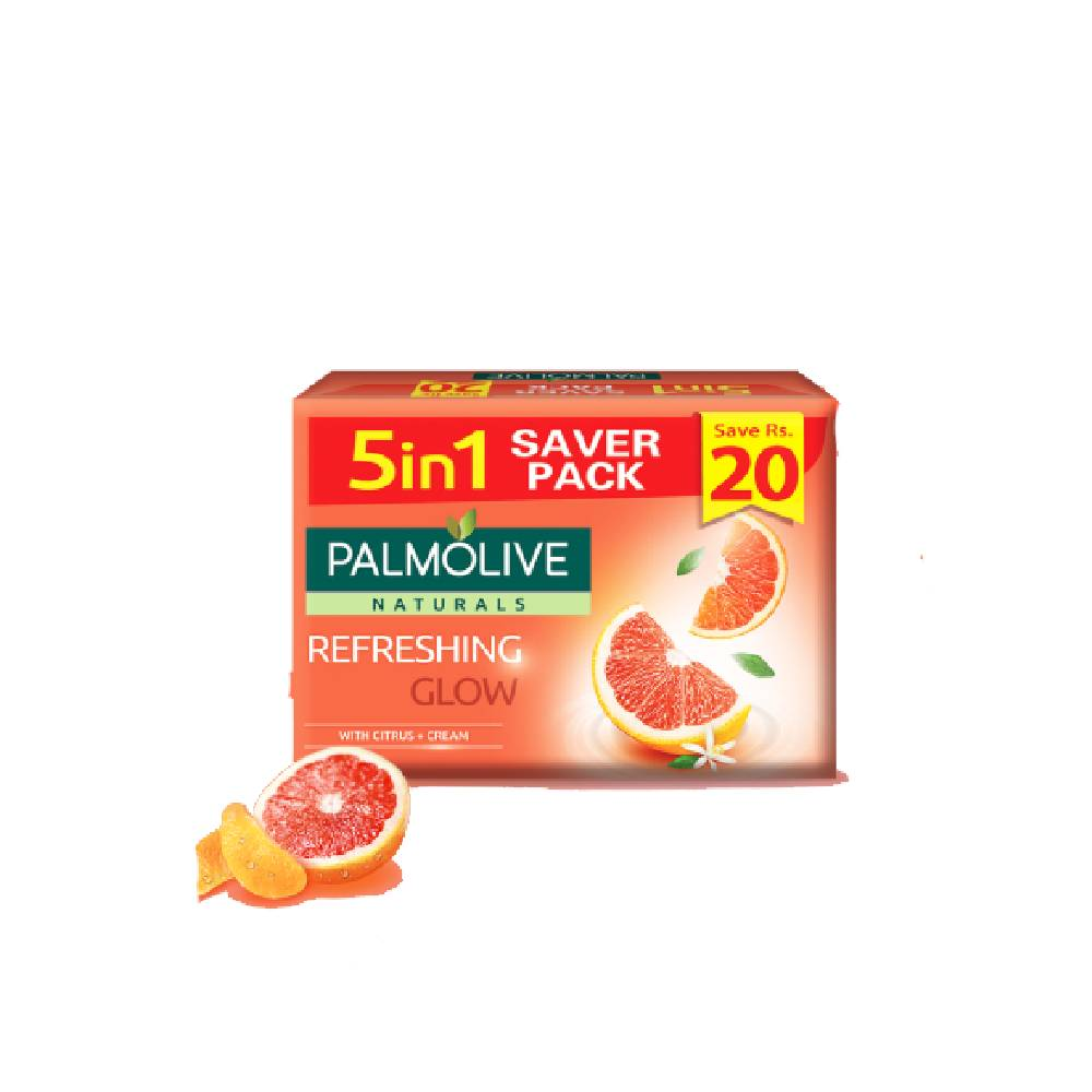 PALMOLIVE REFRESHING GLOW 98GM 5IN1 PACK