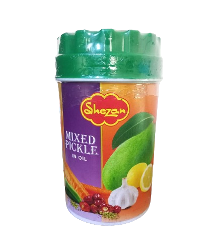 SHEZAN MIXED PICKLE IN OIL JAR 800GM