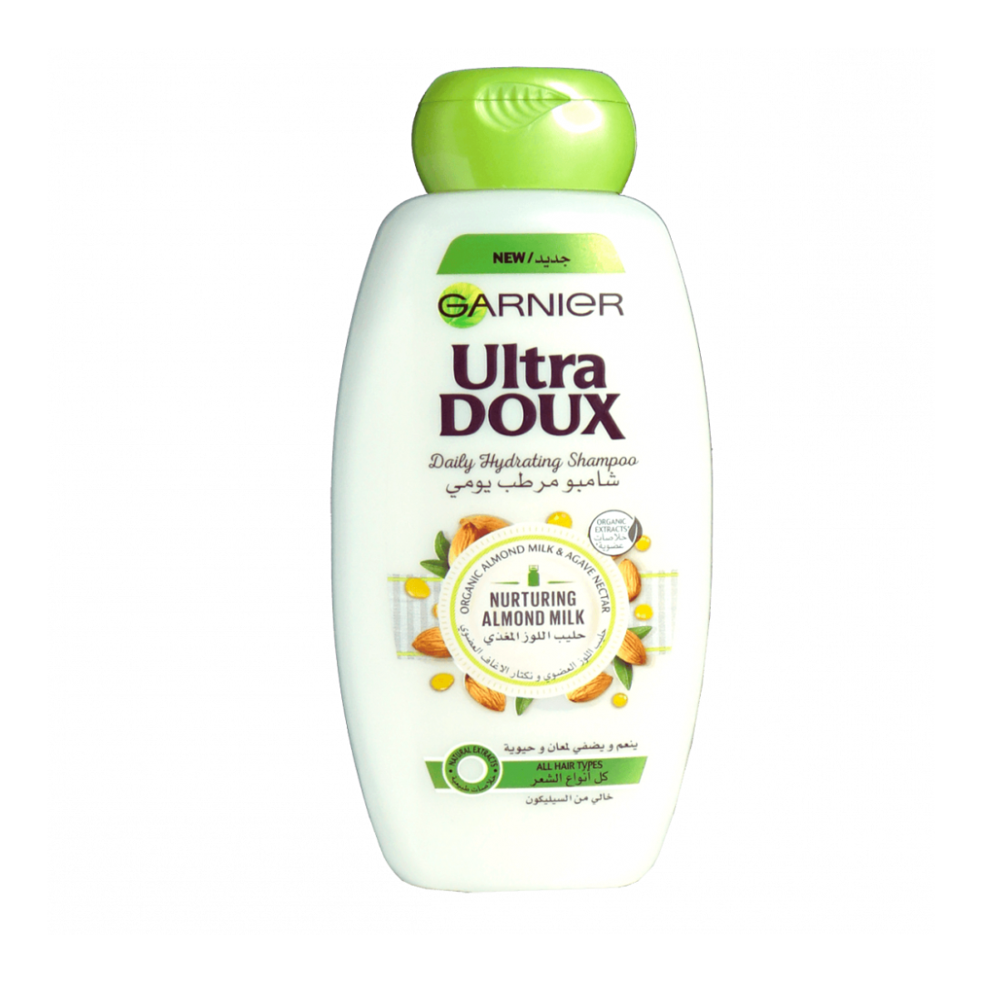 GARNIER ULTRA DOUX SHAMPOO NURTURING ALMOND MILK 400ML