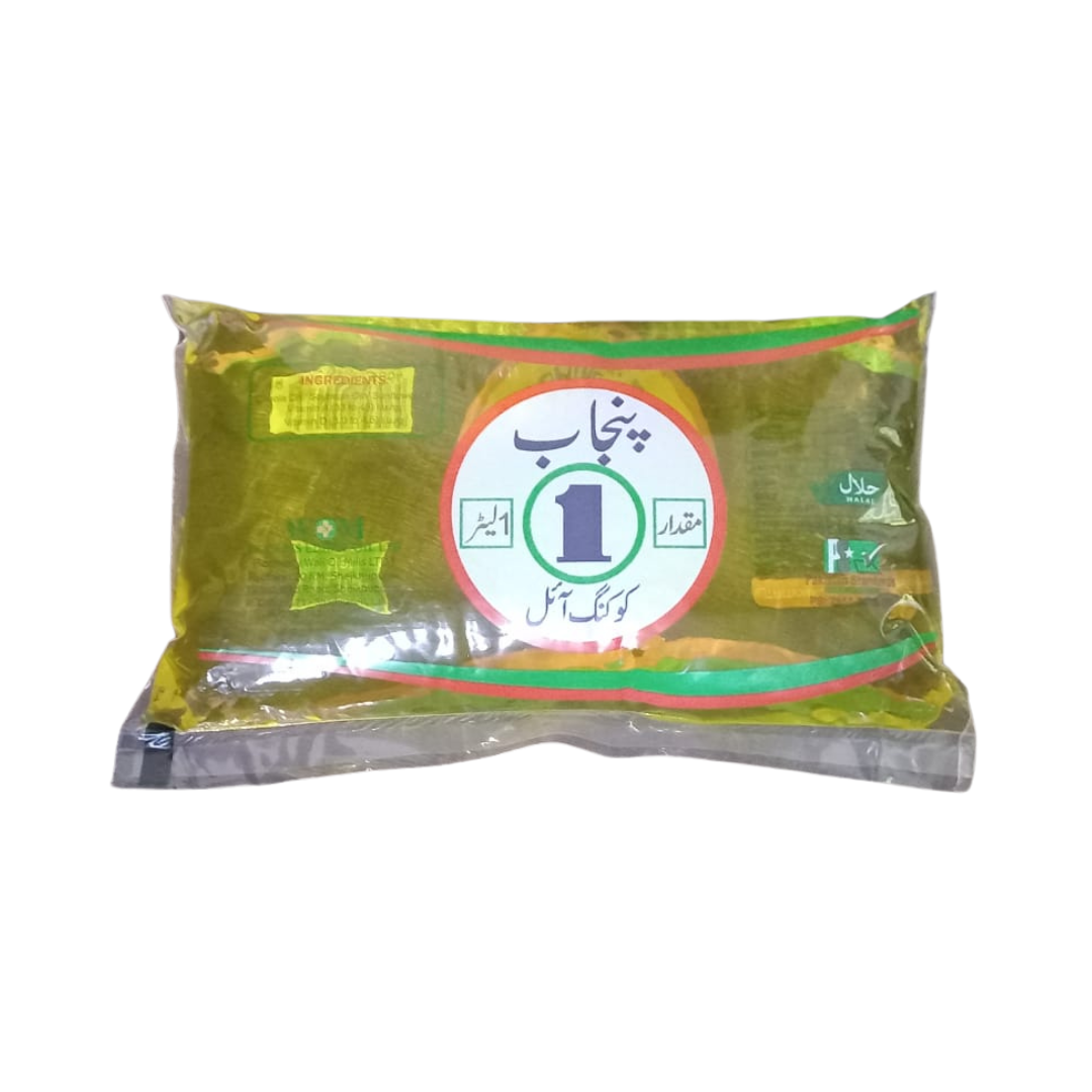 PUNJAB COOKING OIL 1LTR POUCH