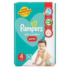 PAMPERS PANTS MAXI NO4 10-14KG 50PCS