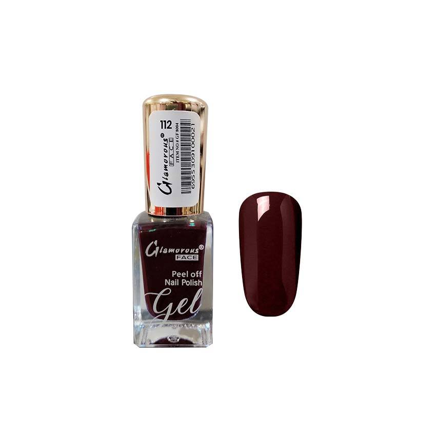 GLAMOROUS FACE PEEL OFF NAIL POLISH GEL 112