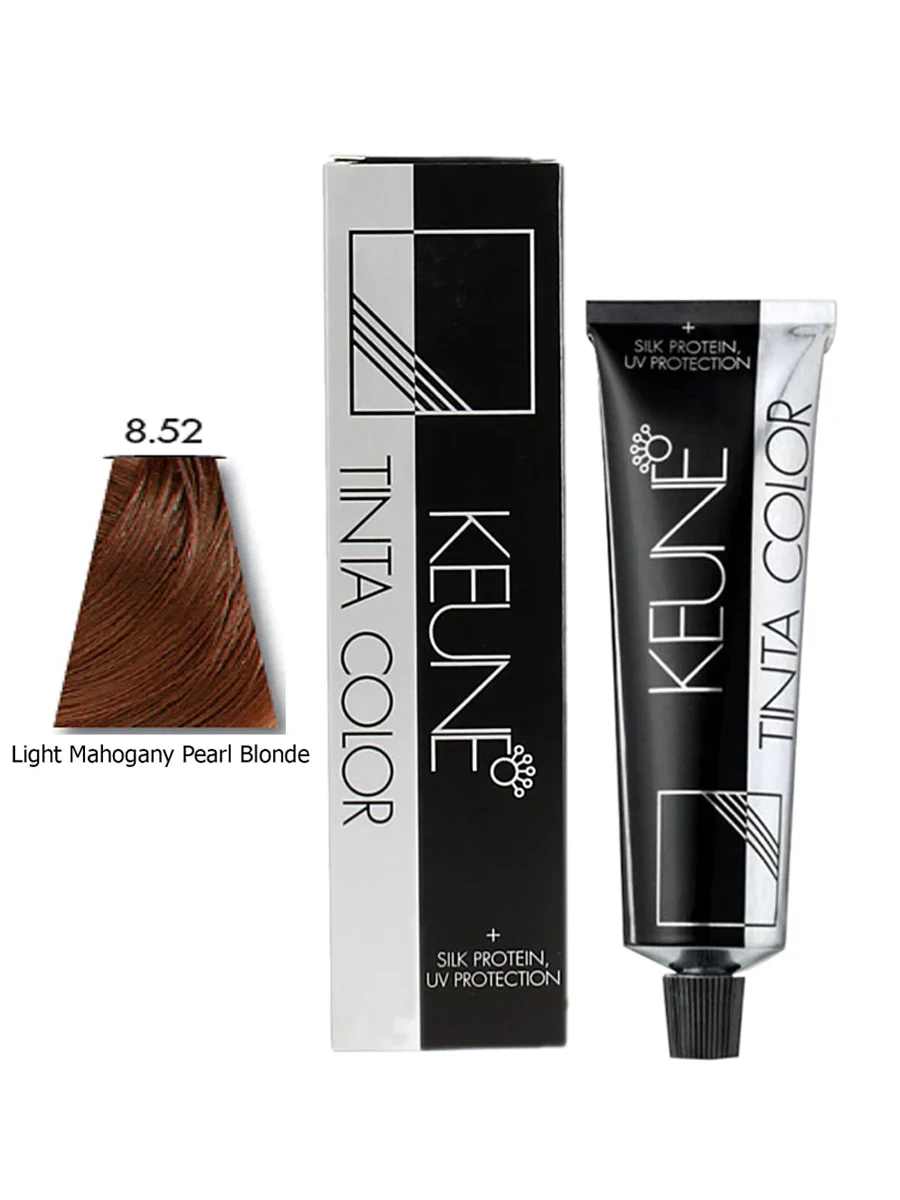 KEUNE HAIR COLOR LIGHT MAHOGANY PEARL BLONDE 8.52, 60ML