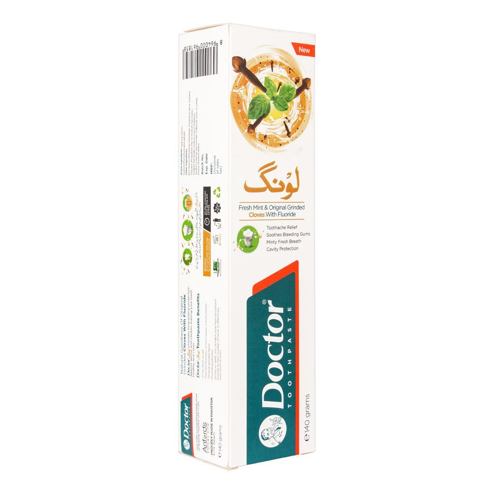 DOCTOR TOOTHPASTE FRESH MINT & GROUND CLOVES 140GM