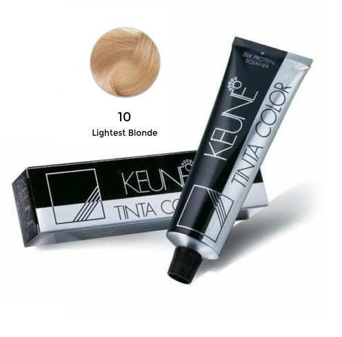 KEUNE TINTA HAIR COLOR LIGHTEST BLONDI 10, 60ML.