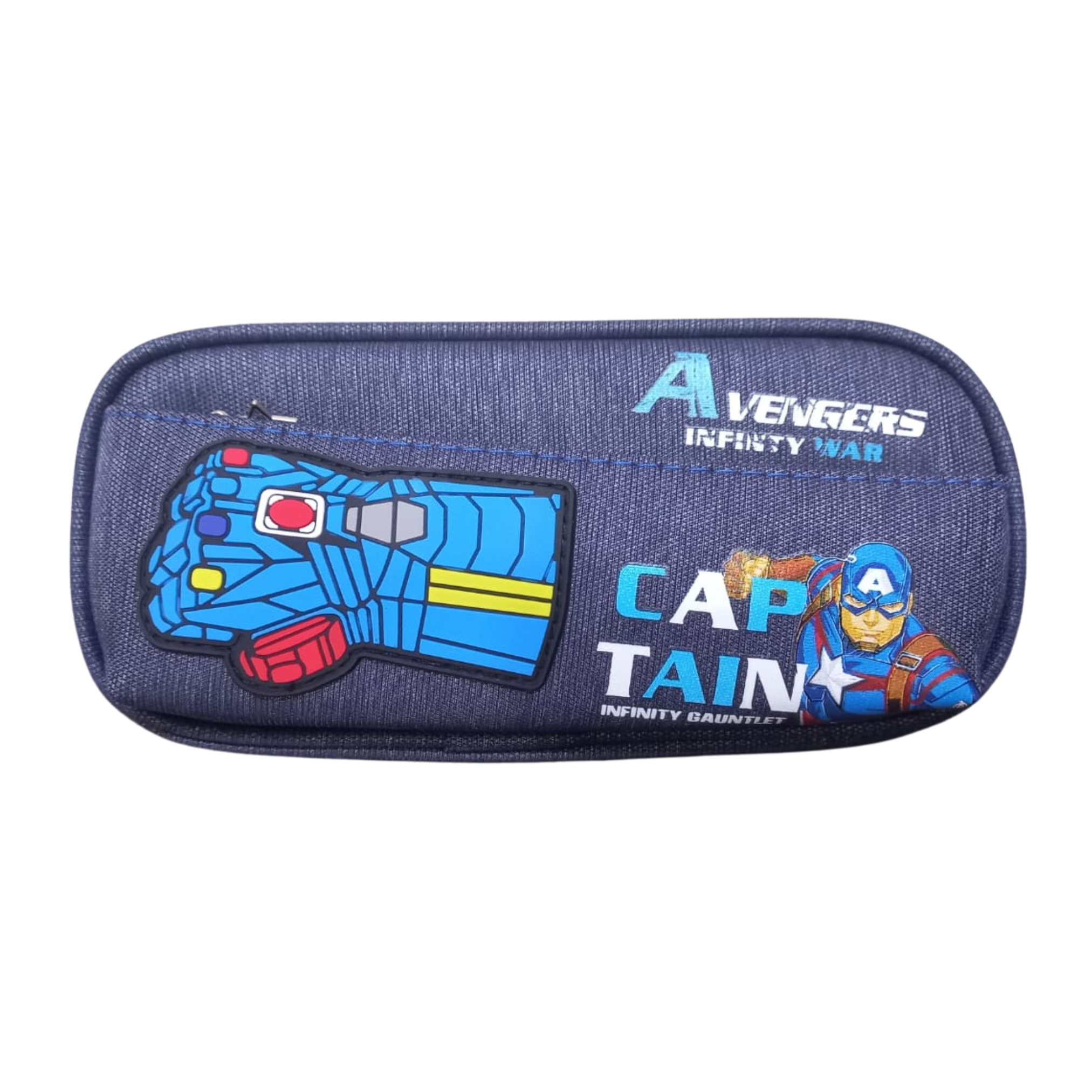 PENCIL POUCH AVENGERS CAPTAIN AMERICA 2-ZIPPER 7341