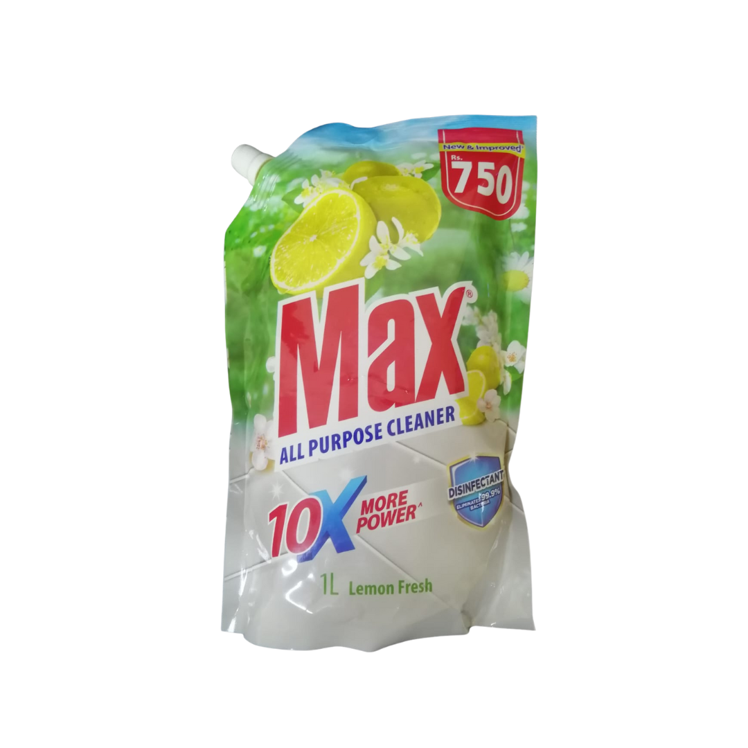 MAX LEMON FRESH ALL PURPOSE CLEANER 1 LITER