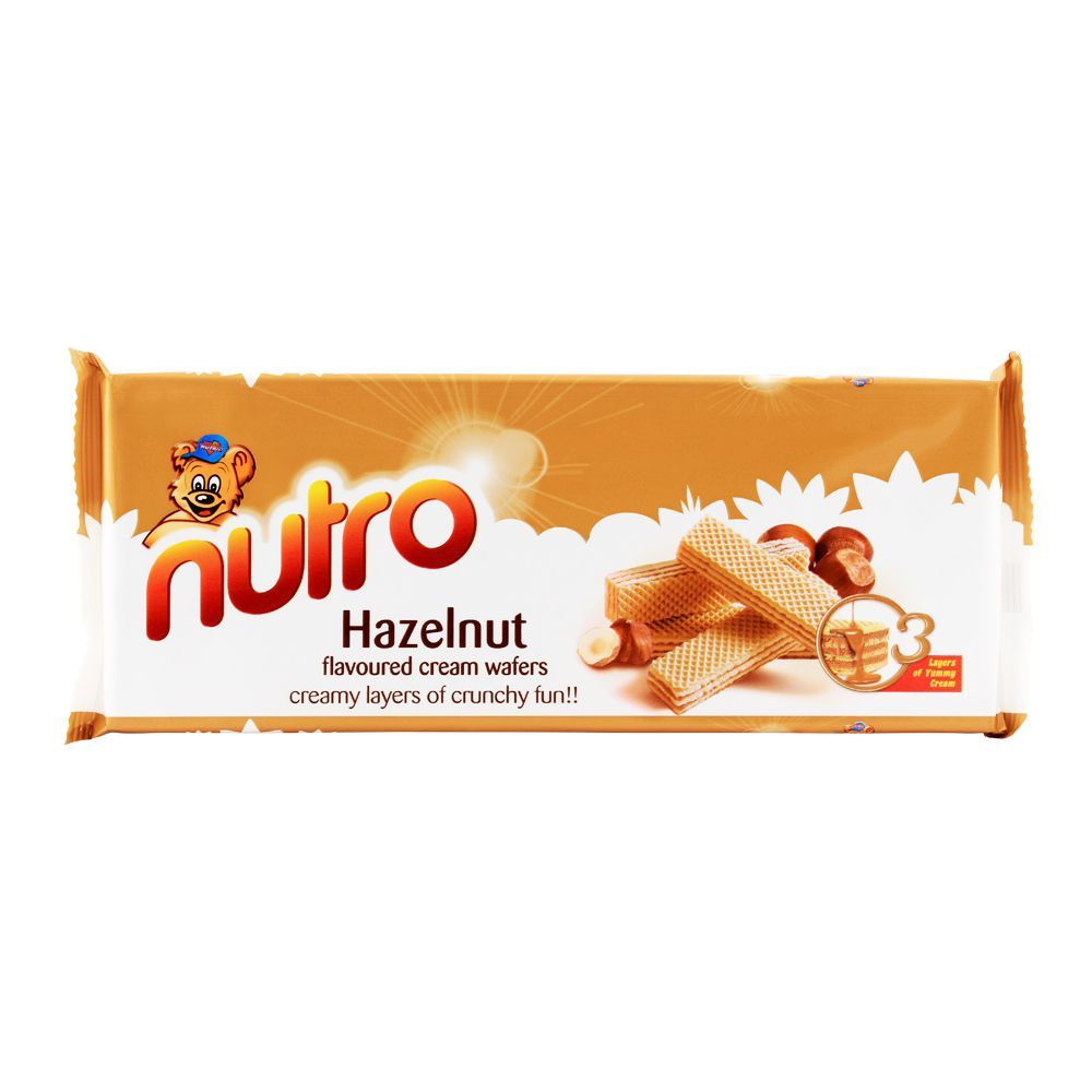 NUTRO KREME WAFERS HAZELNUT FLAVOURED 75GM