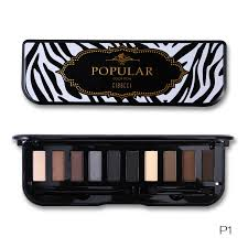 POPULAR 10-COLOR EYESHADOW PALLETE BOX