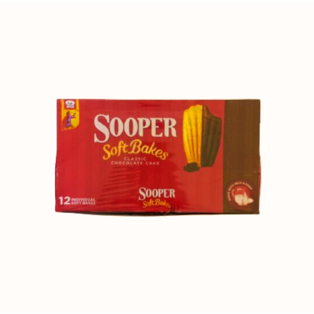 PEEK FREANS SOOPER SOFT BAKES CHOCOLATE CAKE 12PCS BOX