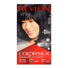 REVLON HAIR COLOR SILK NATURAL BLUE BLACK 12