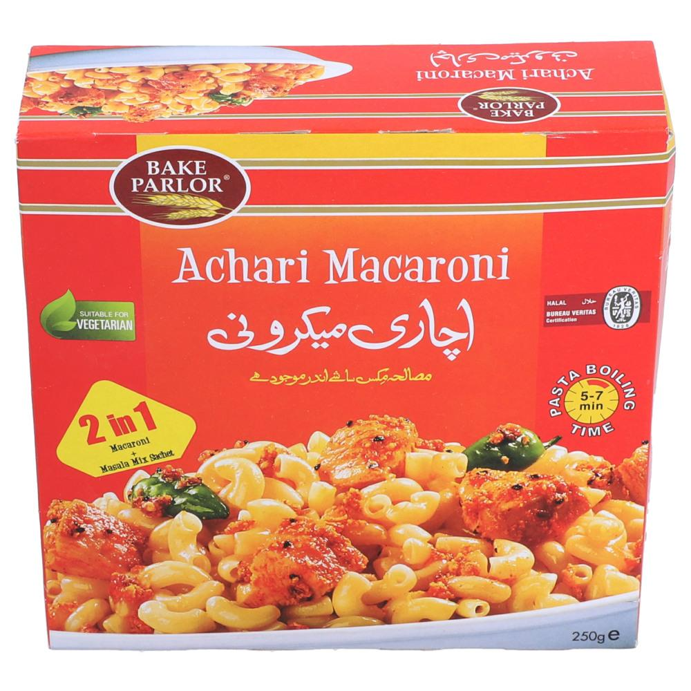 BAKE PARLOR ACHARI MACARONI 250GM