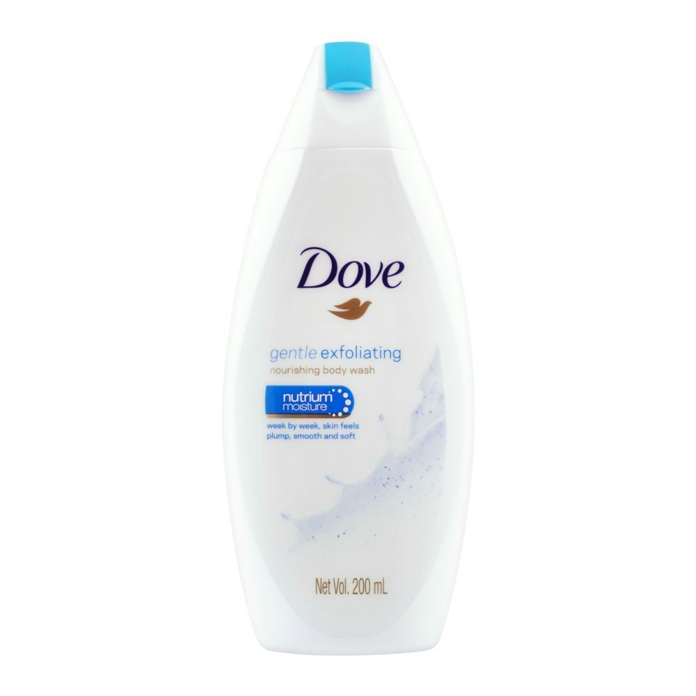 DOVE GENTLE EXFOLIATING BODY WASH 200ML