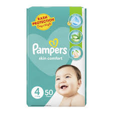 PAMPERS DIAPER NO4 7-12KG 50PCS