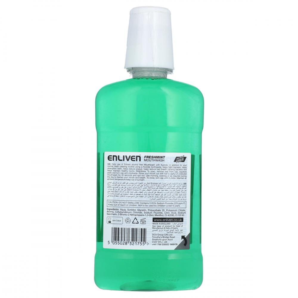 ENLIVEN MOUTHWASH FRESH MINT 500ML