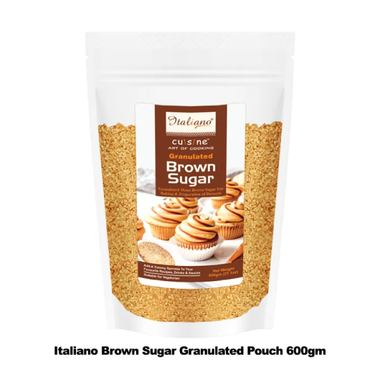 ITALIANO BROWN SUGAR GRANULATED POUCH 600GM