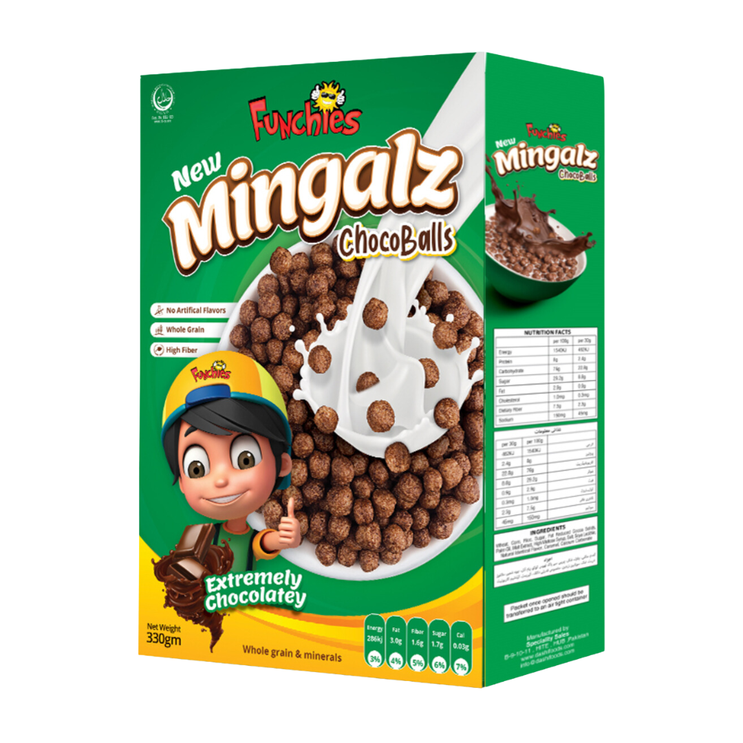 FUNCHES MINGALZ CHOCO BALLS 330GM