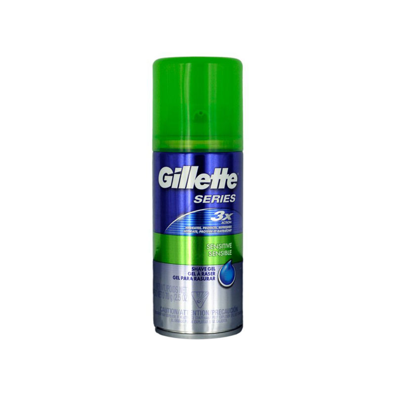 GILLETTE SHAVE GEL SENSITIVE SENSIBLE 70GM