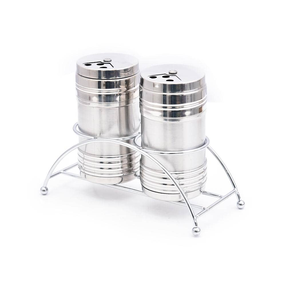 STAINLESS STEEL SALT & PAPPER SHAKER