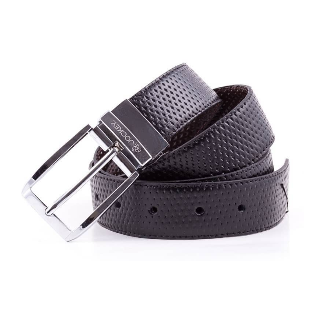 JOCKEY MENS LEATHER BELT TWO TONE