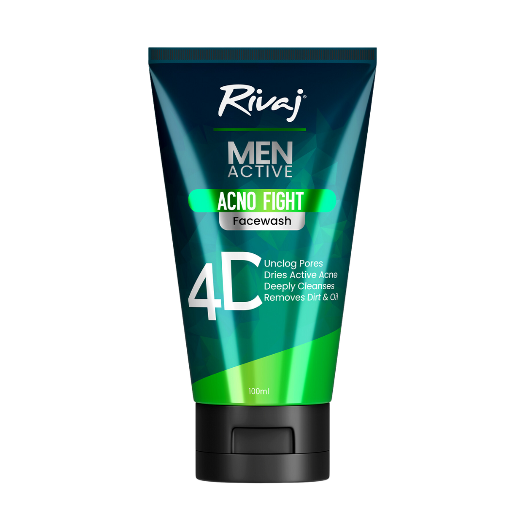 RIVAJ FACE WASH MEN ACTIVE ACNO FIGHT 100ML